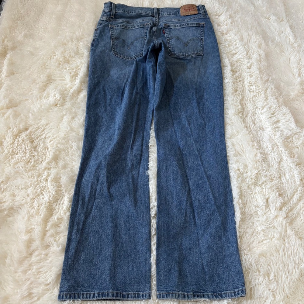 Levis 550 Relaxed Bootcut Jeans Medium Wash Blue Denim 12M MIS